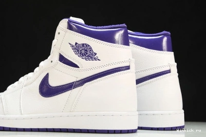 COURT WMNS AIR JORDAN 1 PURPLE 0712